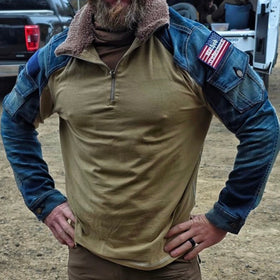 MARBRO Combat Denim Top