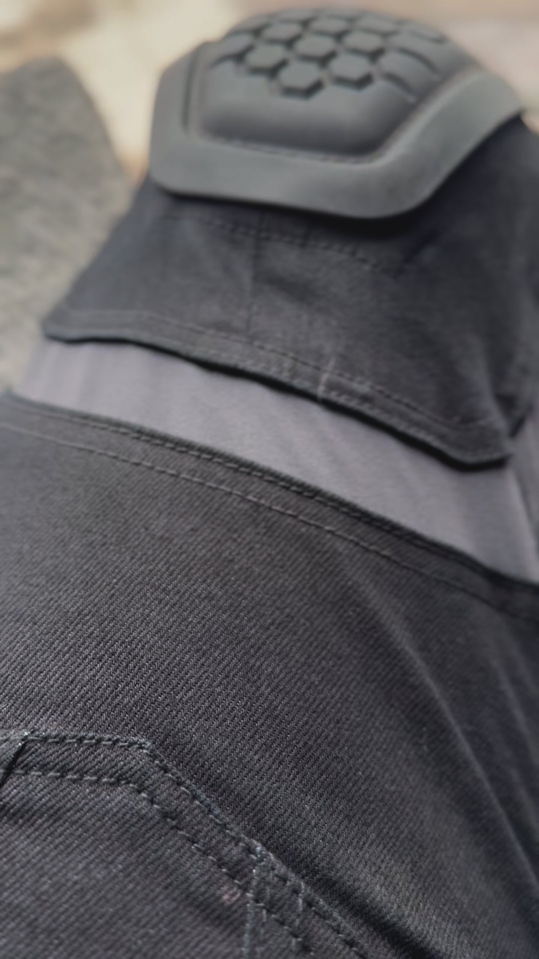 MARBRO BLK Combat Denim Pants